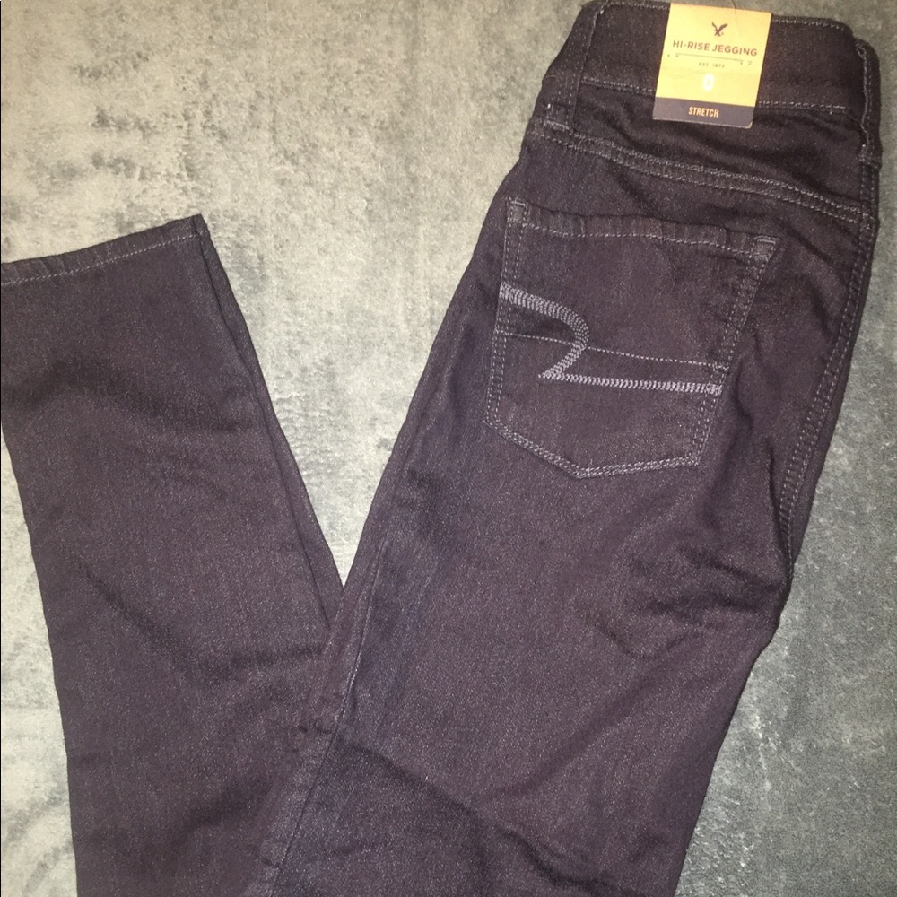 Dark wash stretch jeans size 0