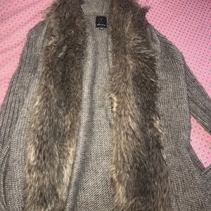 Ella moss fur sweater