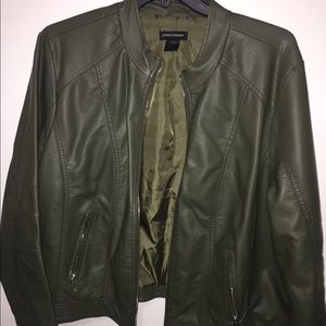 Stylish Faux leather jacket!