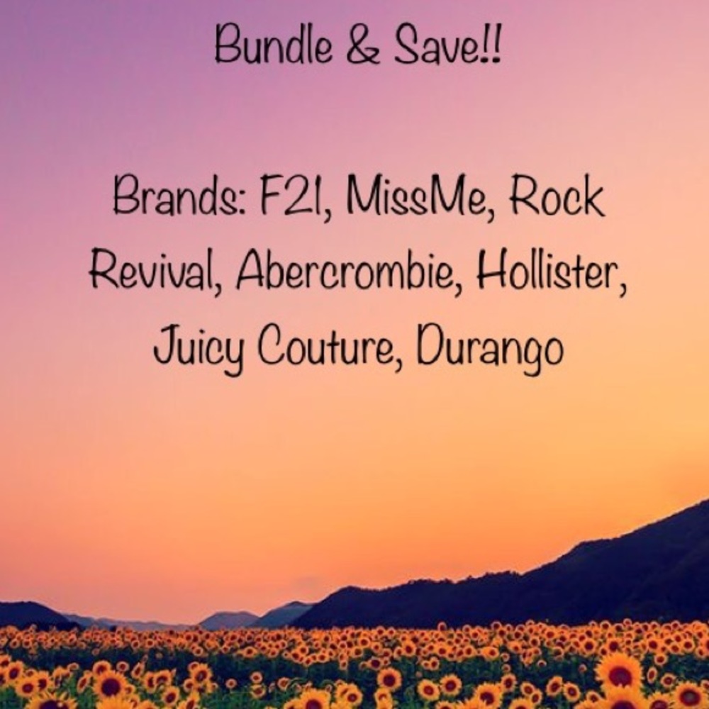 Raid my closet!! Bundle & Save!🌻