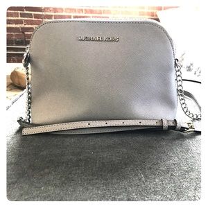 Michael Kors Gray Crossbody Bag