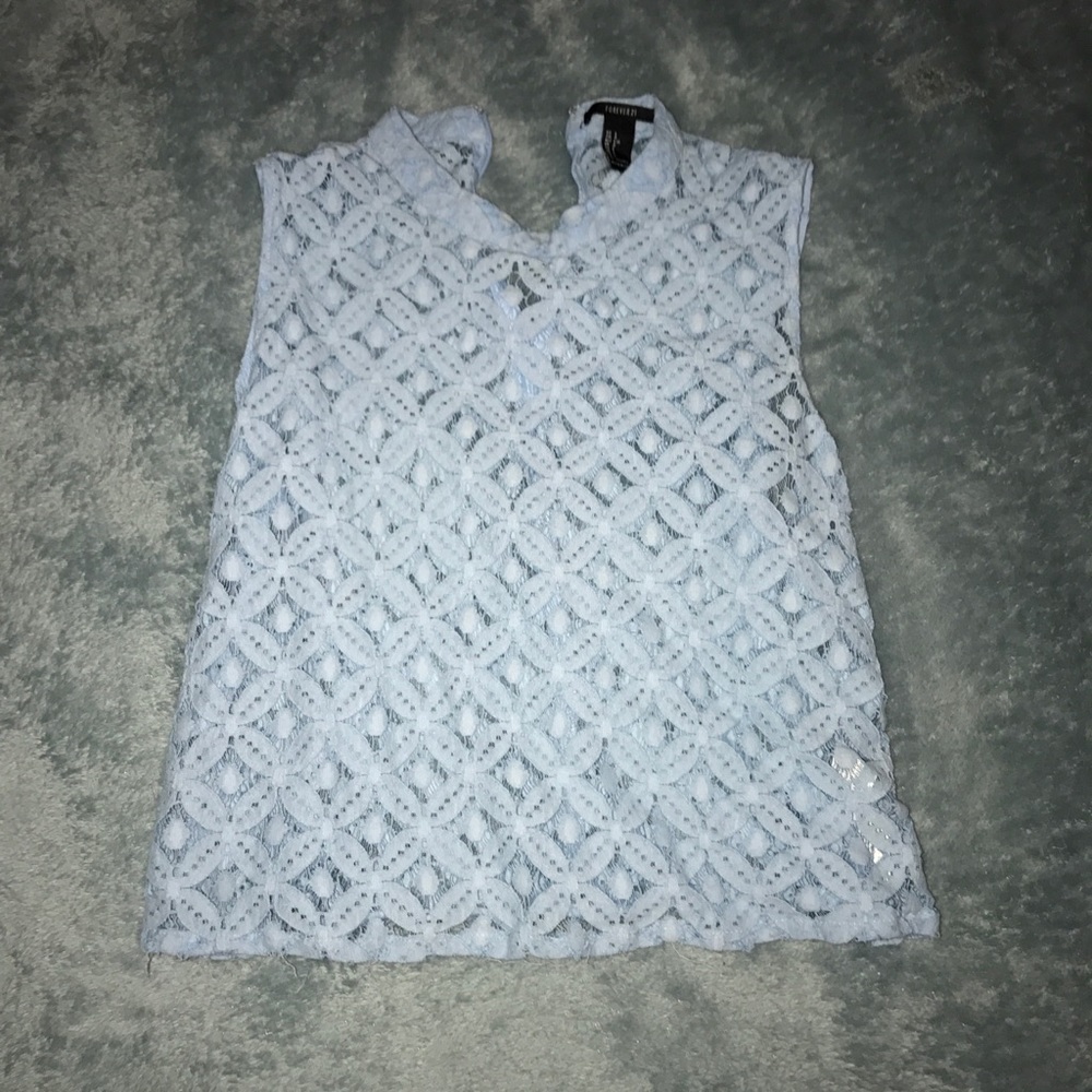 Baby Blue Crop Top