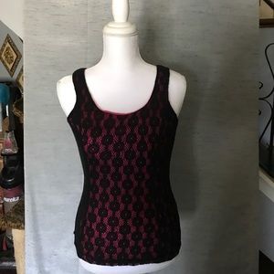 Two layer, stretch tank top.