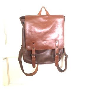 Ozebella faux leather backpack