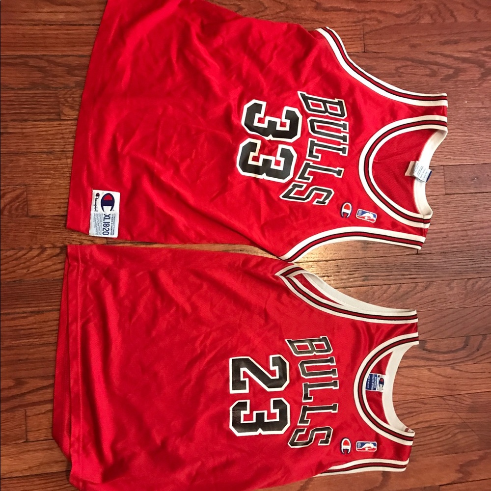 Jordan and Pippen Bulls Jersey
