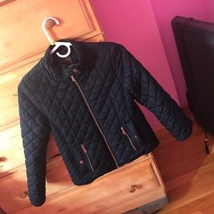 Quilted blue jacket