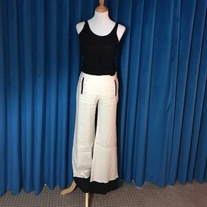 LIKE NEW Anthropologie linen sailor pants