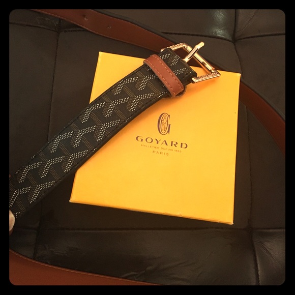 Goyard Florida belt in blue Goyardine canvas Goyard Belt