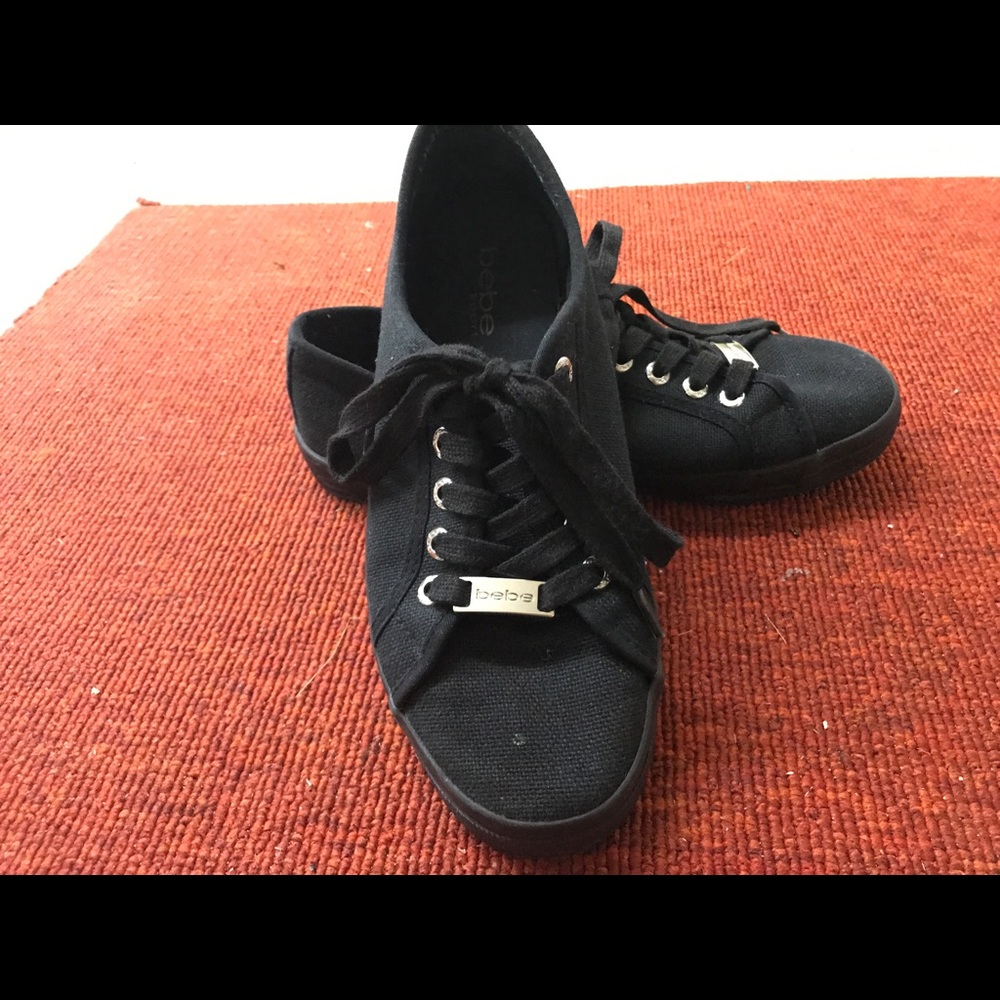 Bebe black sneakers