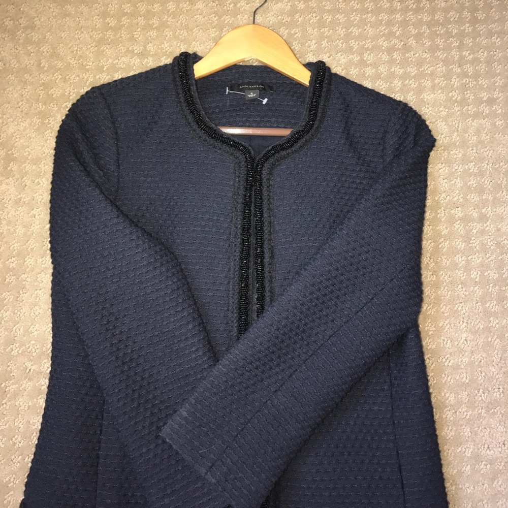 Navy Anne Taylor Blazer
