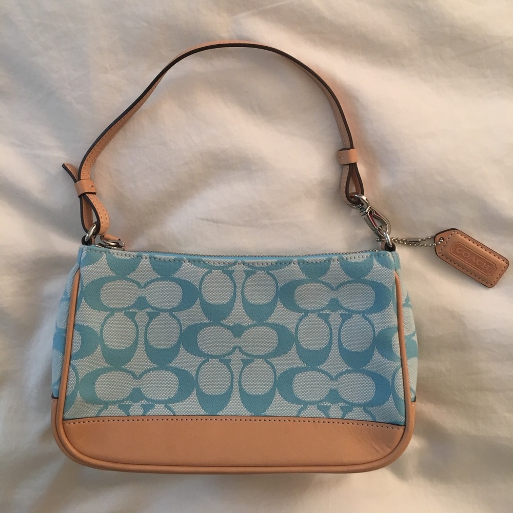 Coach signature handbag