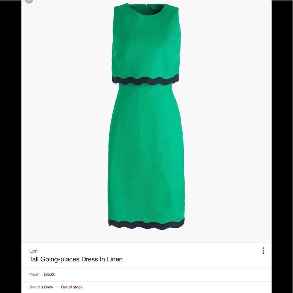 J crew linen dress