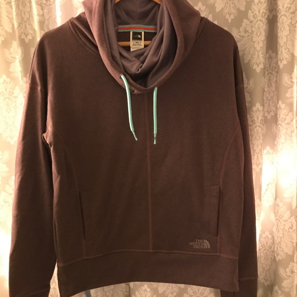 Purple north face jacket