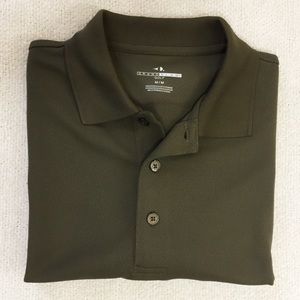 Men's Brown Golf Athletic Polo