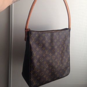 Large LV looping handbag