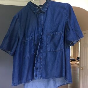 Zara Denim Button Down