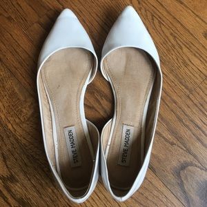 Steve Madden White Flat