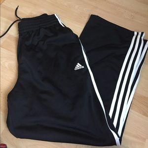 men's small Adidas 3 stripe pant