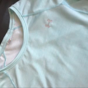 Women's Blue Under Armour UA Coldgear fitted crew