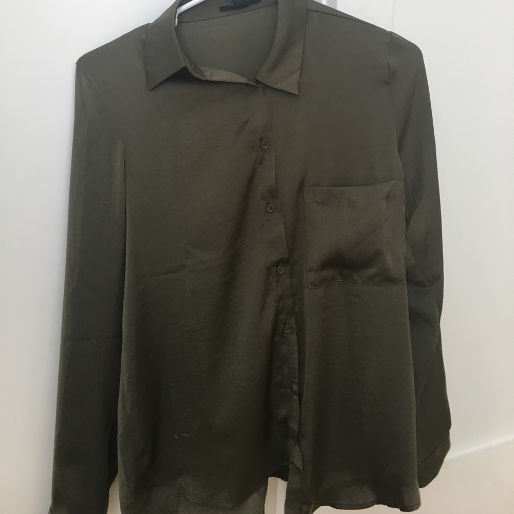 forever 21 buttoned blouse