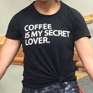 Coffee is my secret lover chaser tee