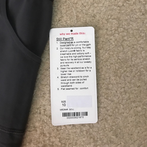 BNWT lululemon pants size 10 - Picture 2 of 3