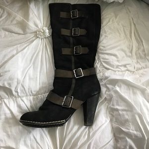 Black Suede Boots