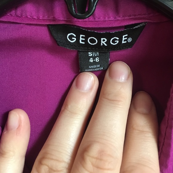 Purple Button Up - Picture 2 of 2