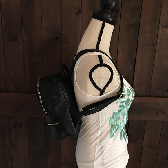 Vegan Leather Mini Backpack NWOT - Picture 2 of 6