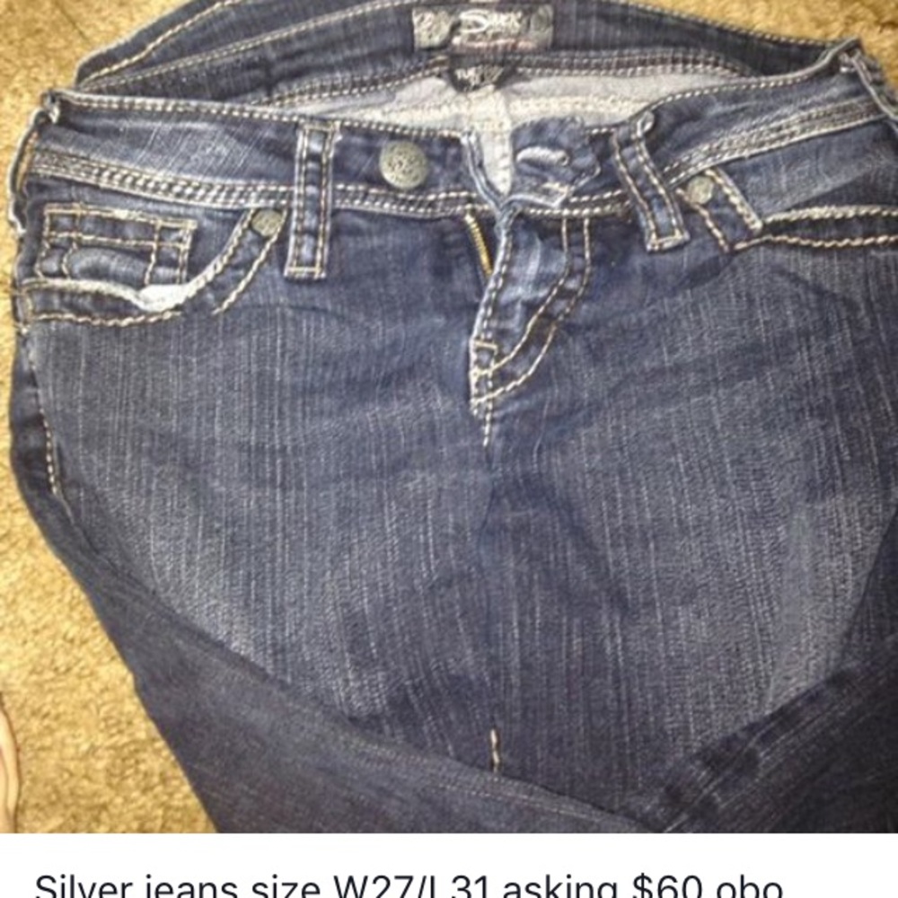 Silver jeans