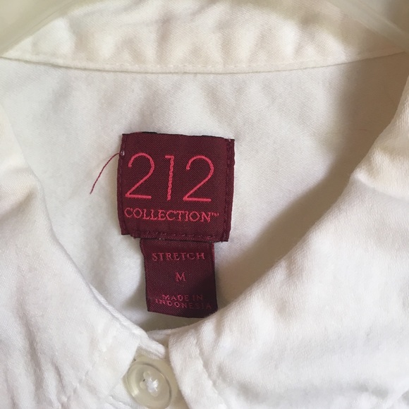 White Button Up Blouse - Picture 2 of 2