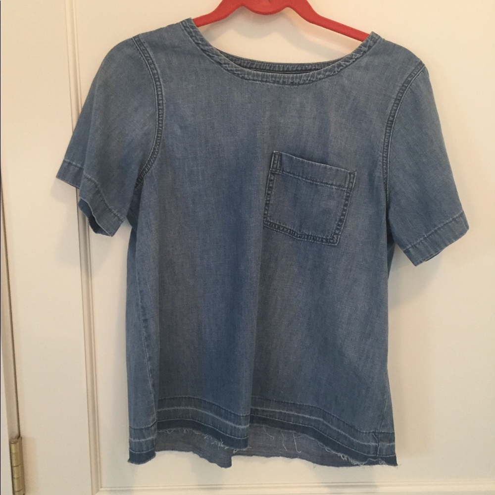 Madewell jean short sleeve shirt