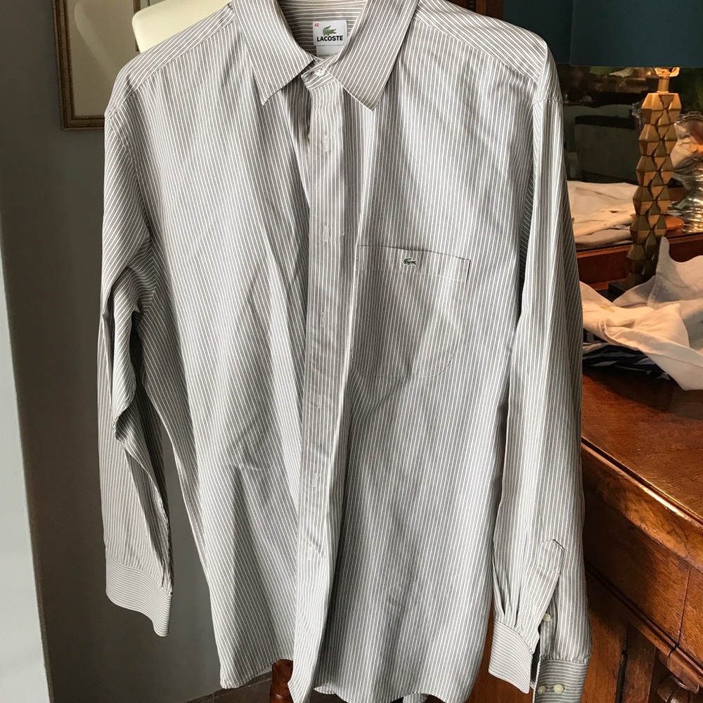 Lacoste striped dress shirt