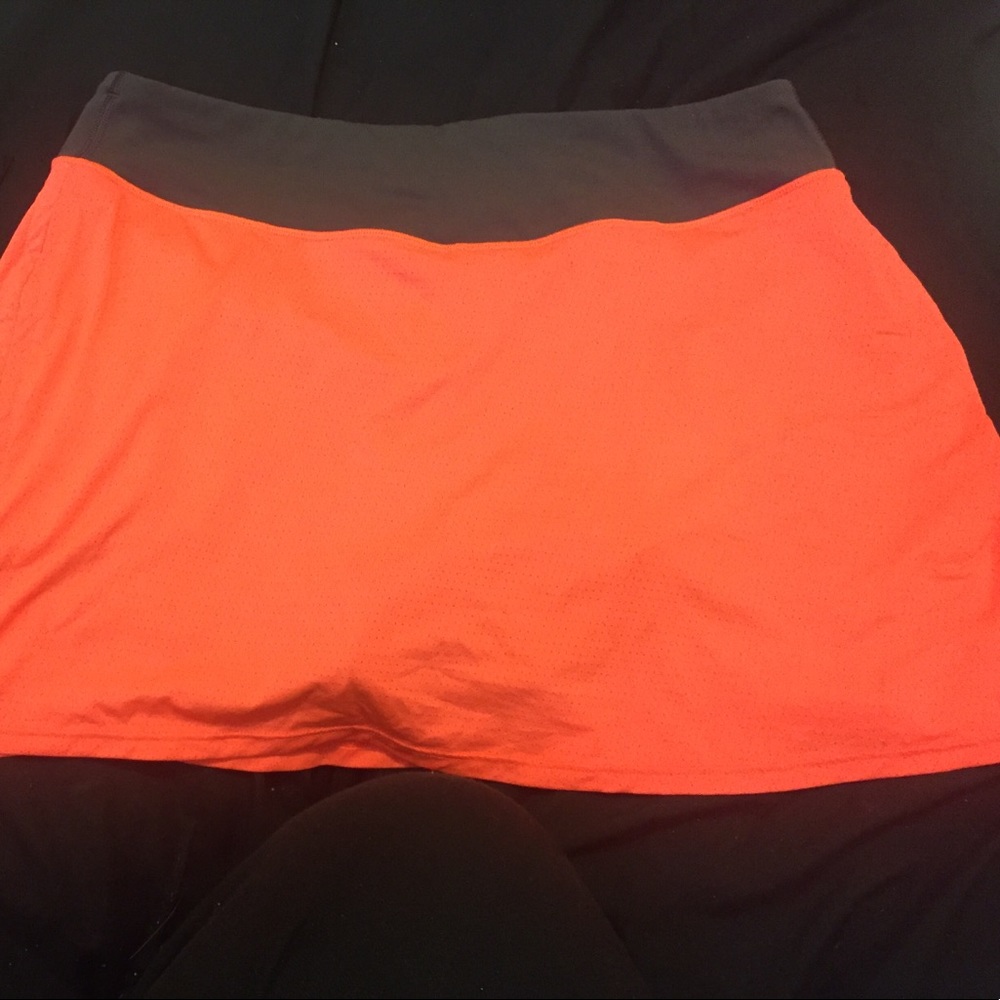 Victoria's Secret Sport orange and grey skort