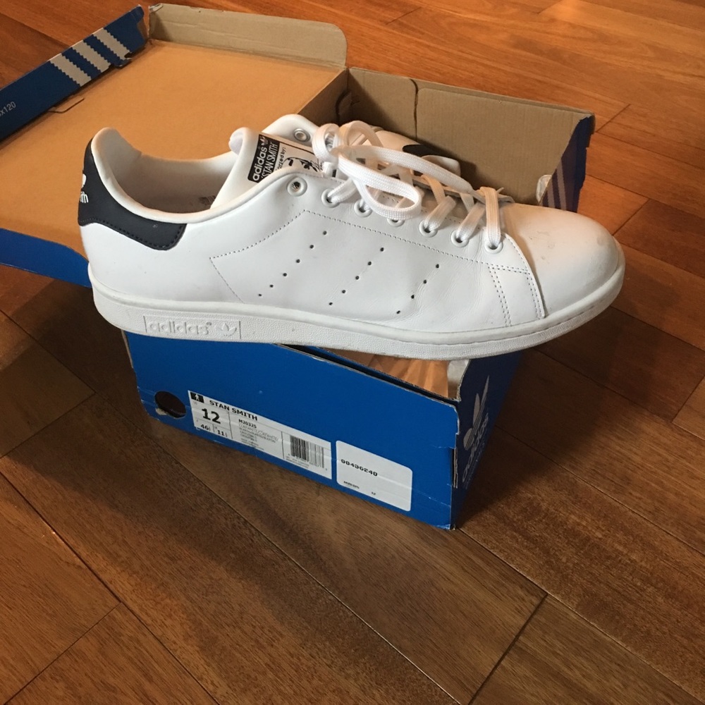 White Stan smiths size 12