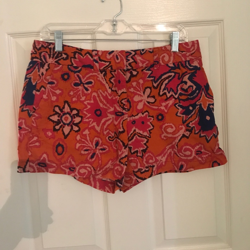 LOFT patterned shorts