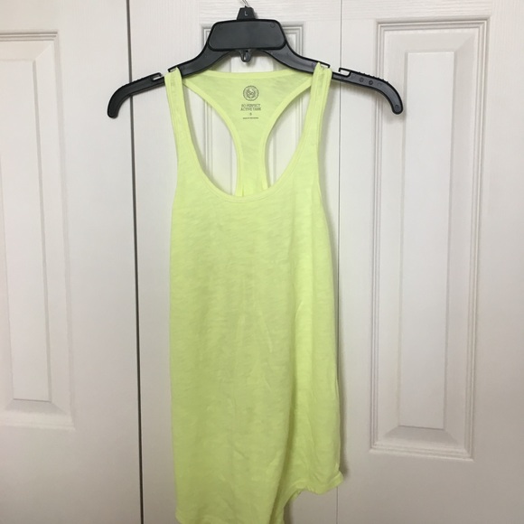 Neon Yellow Racerback Tank - Picture 1 of 3