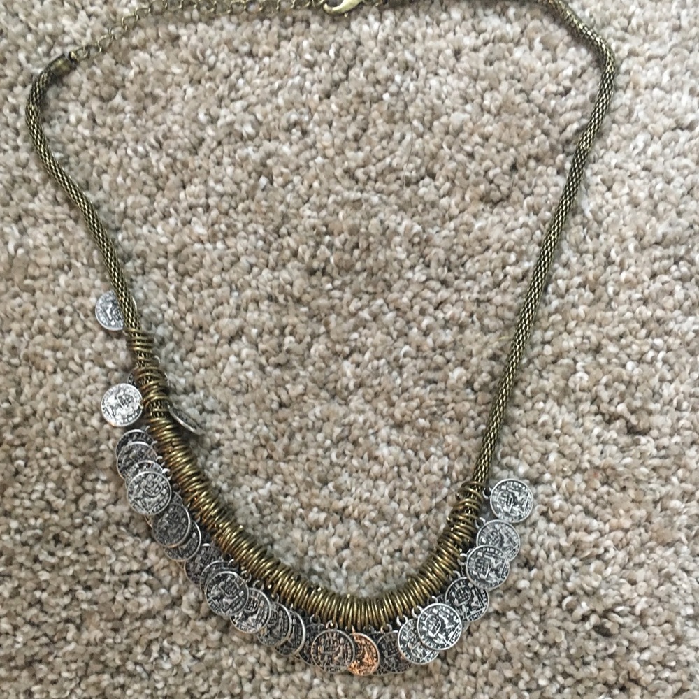 Gypsy coin necklace