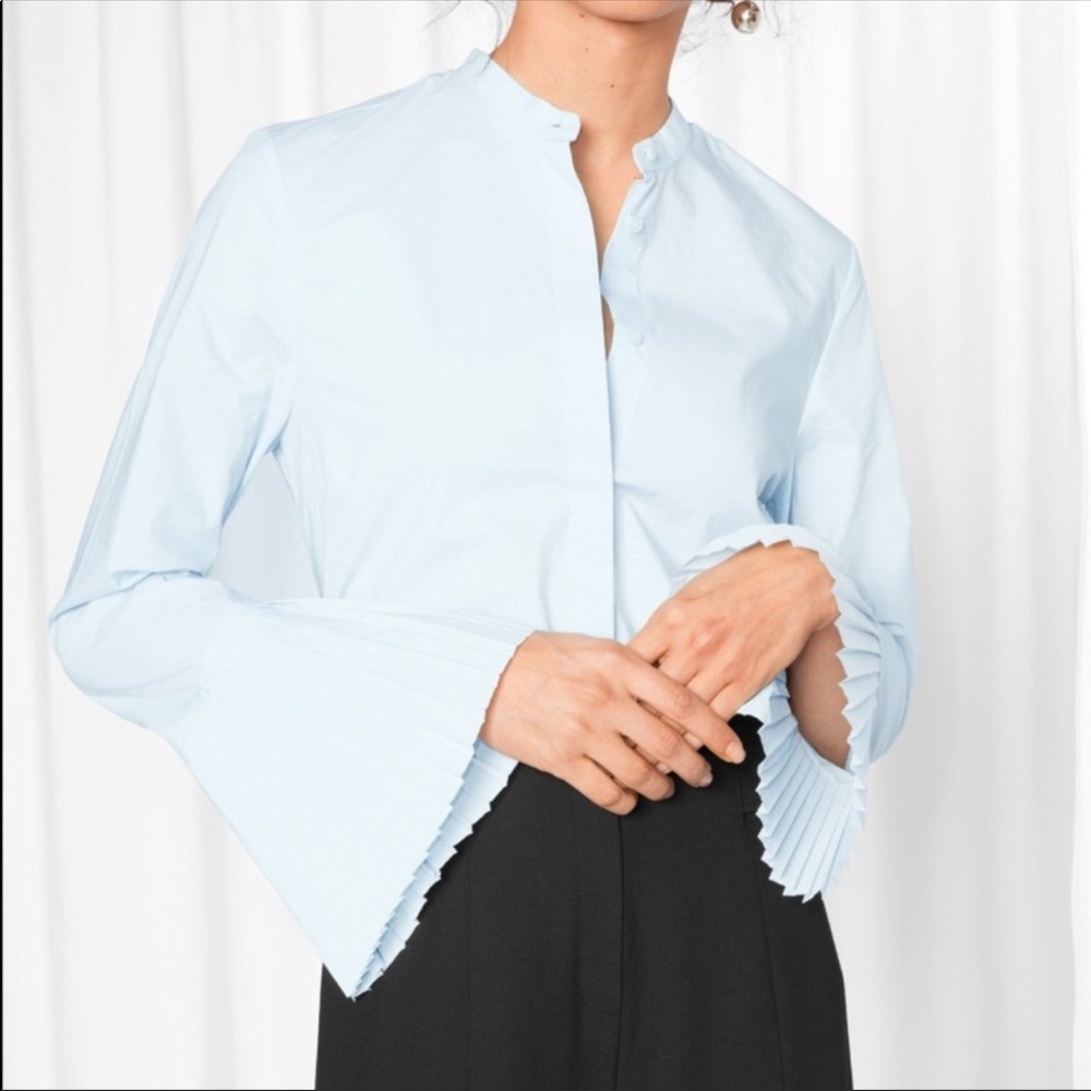 & Other Stories Bell Sleeve Button Down