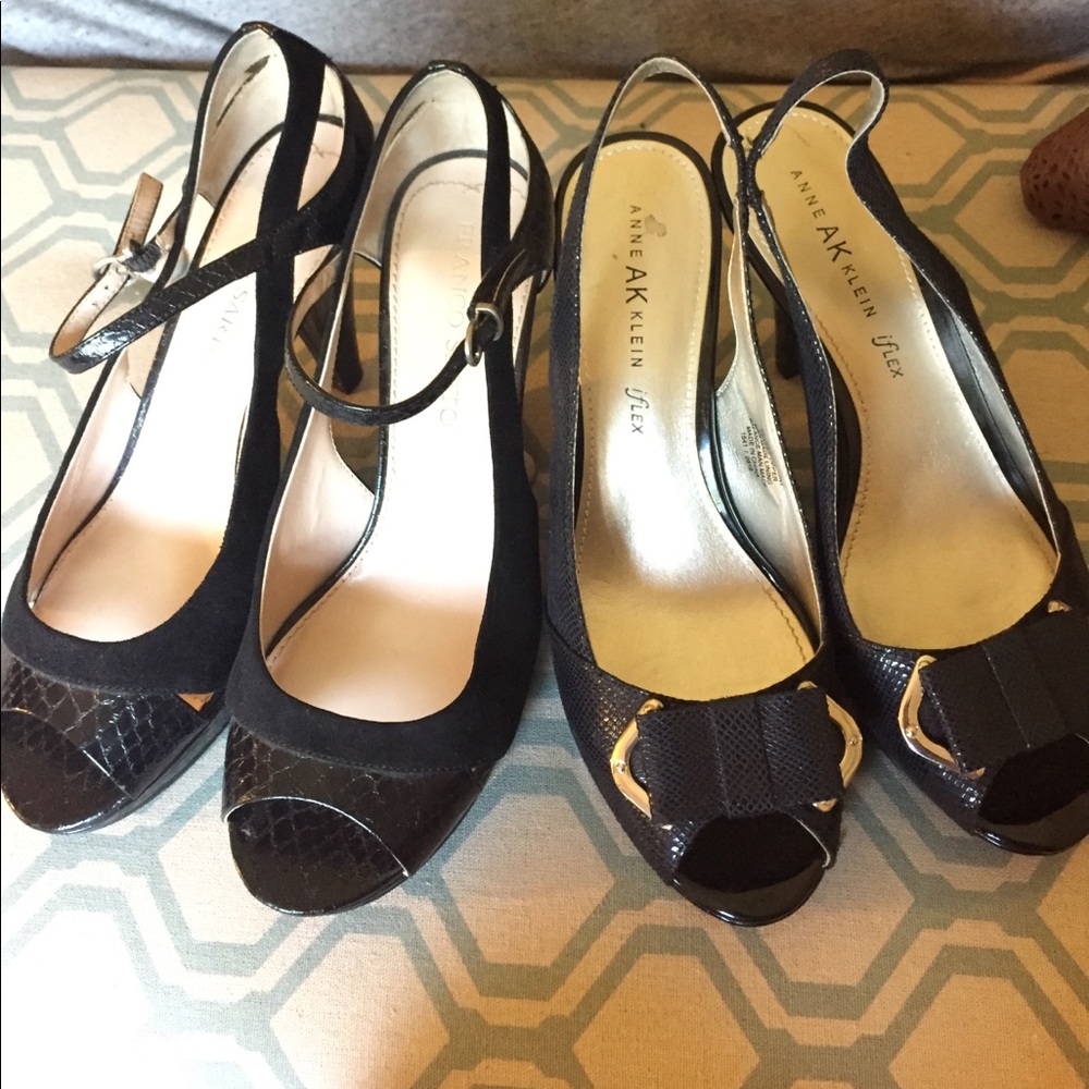 business savvy Anne Klein and Franco Sarto heels