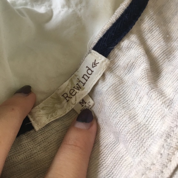 Grey Top w/ Frilly Bottom - Picture 3 of 3