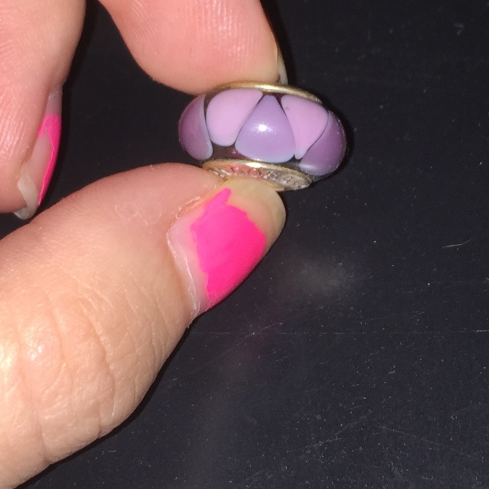 Pandora Glass Bead purple