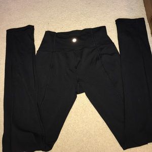 Size 8 Lululemon Straight cut legging