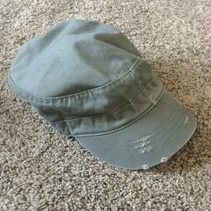 Olive Drab - Womens Vintage Adjustable Fatigue Cap