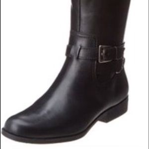 Anne Klein Wide Calf Riding Boots, leather upper