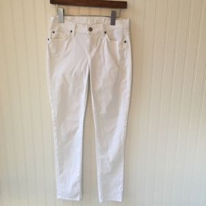 •7FAM• Slim White Jeans
