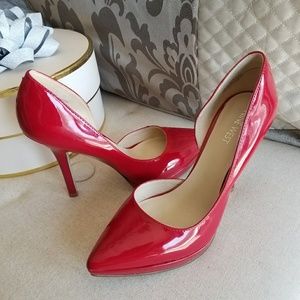 Nine west Classic Red Patton leather Hills