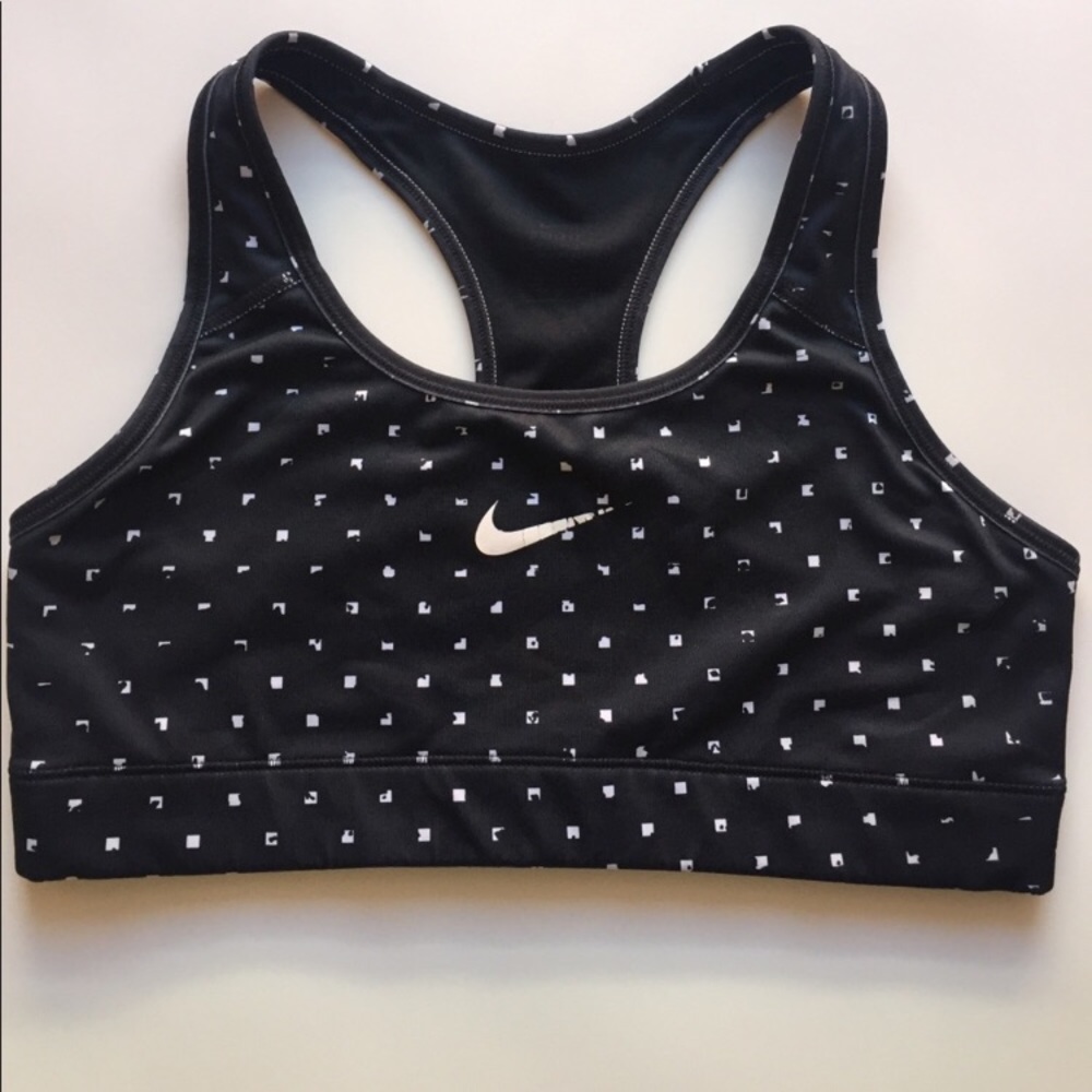 Neon Yellow & Purple Nike Sports Bra