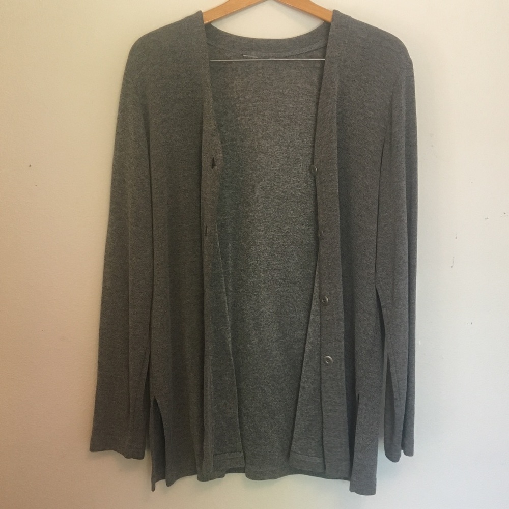 Light Weight Gray Cardigan