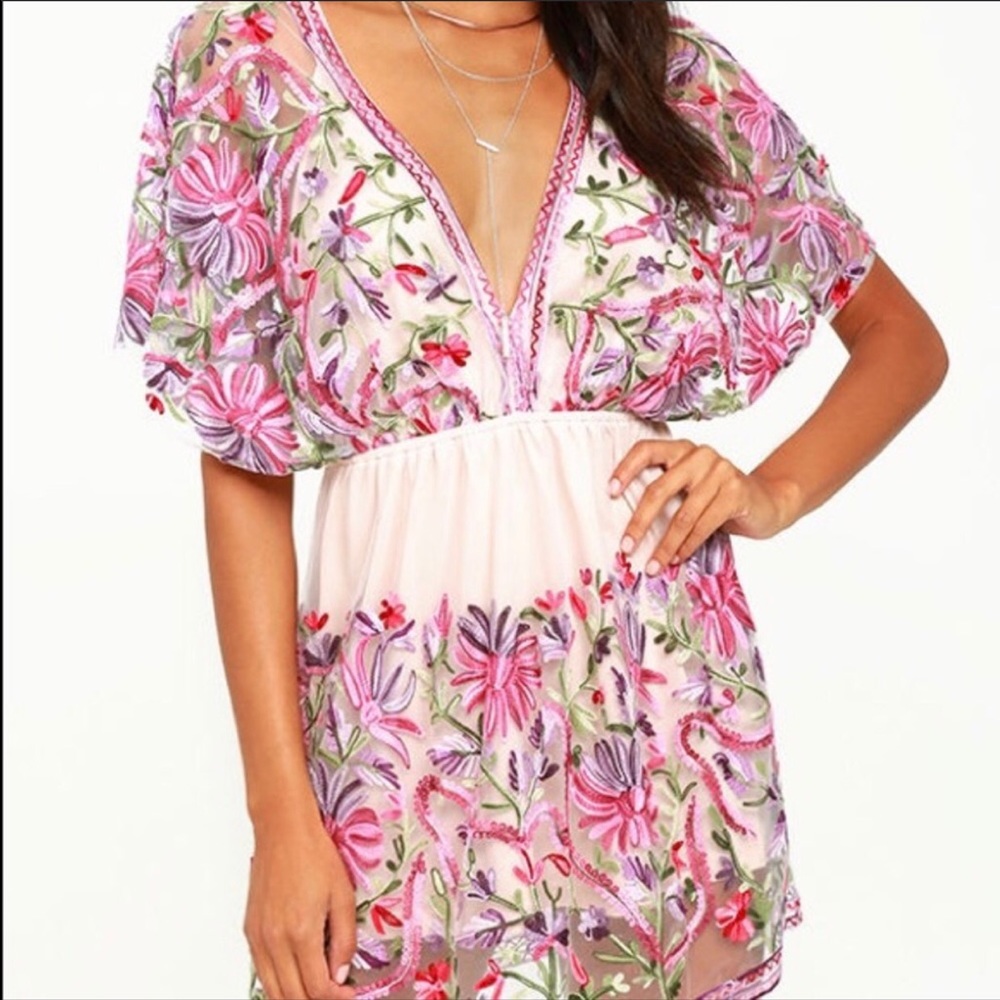 Raga Field of Dreams Embroidered Dress S